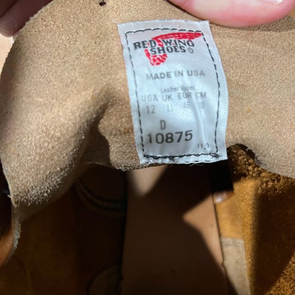 Red Wing 6 Inch Traction Tread Moc Toe Boots -- 10875 -- Made in the USA - Picture 10 of 10